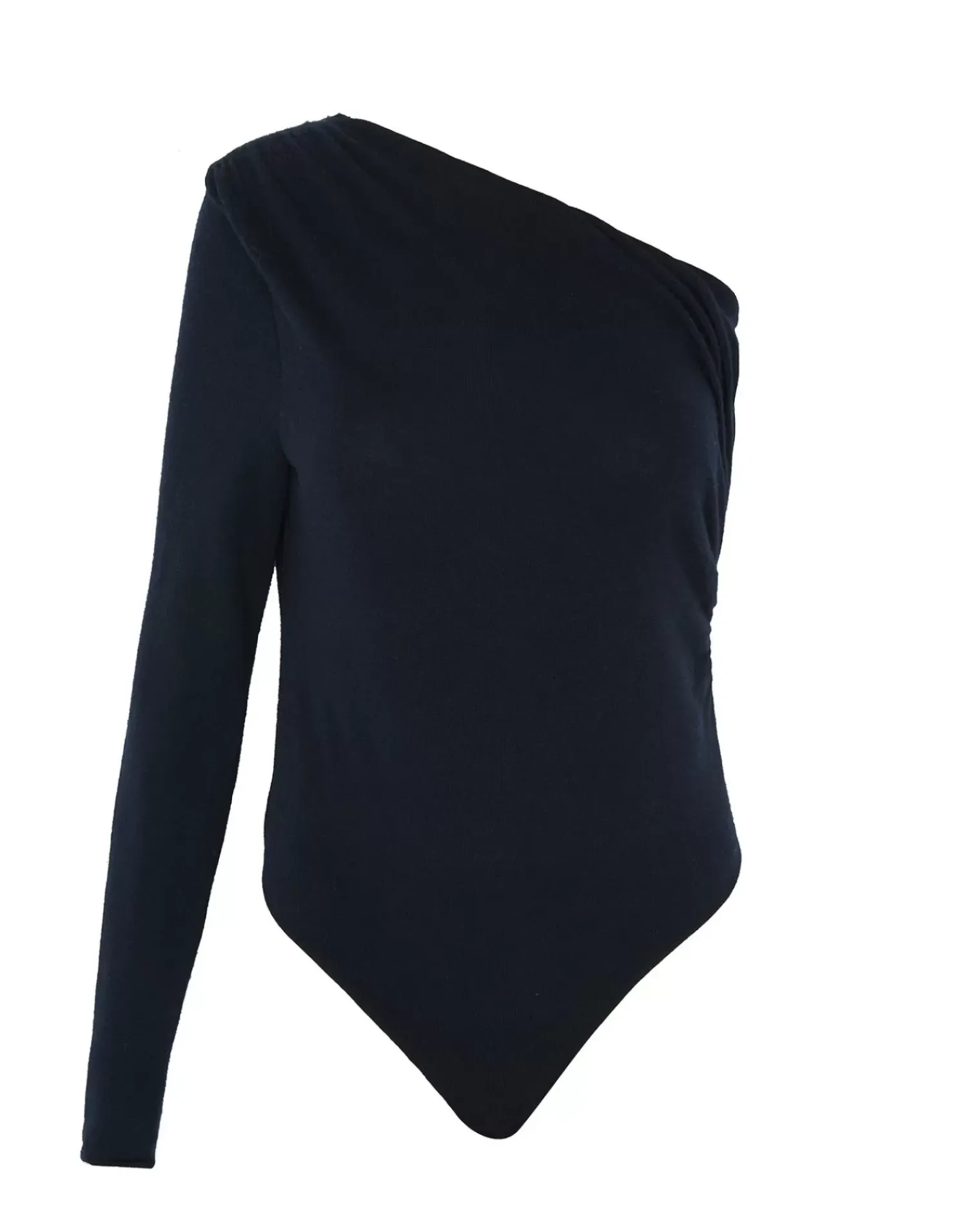 Kujten Body>Asymmetric Cashmere Body, 1-Thread Noir