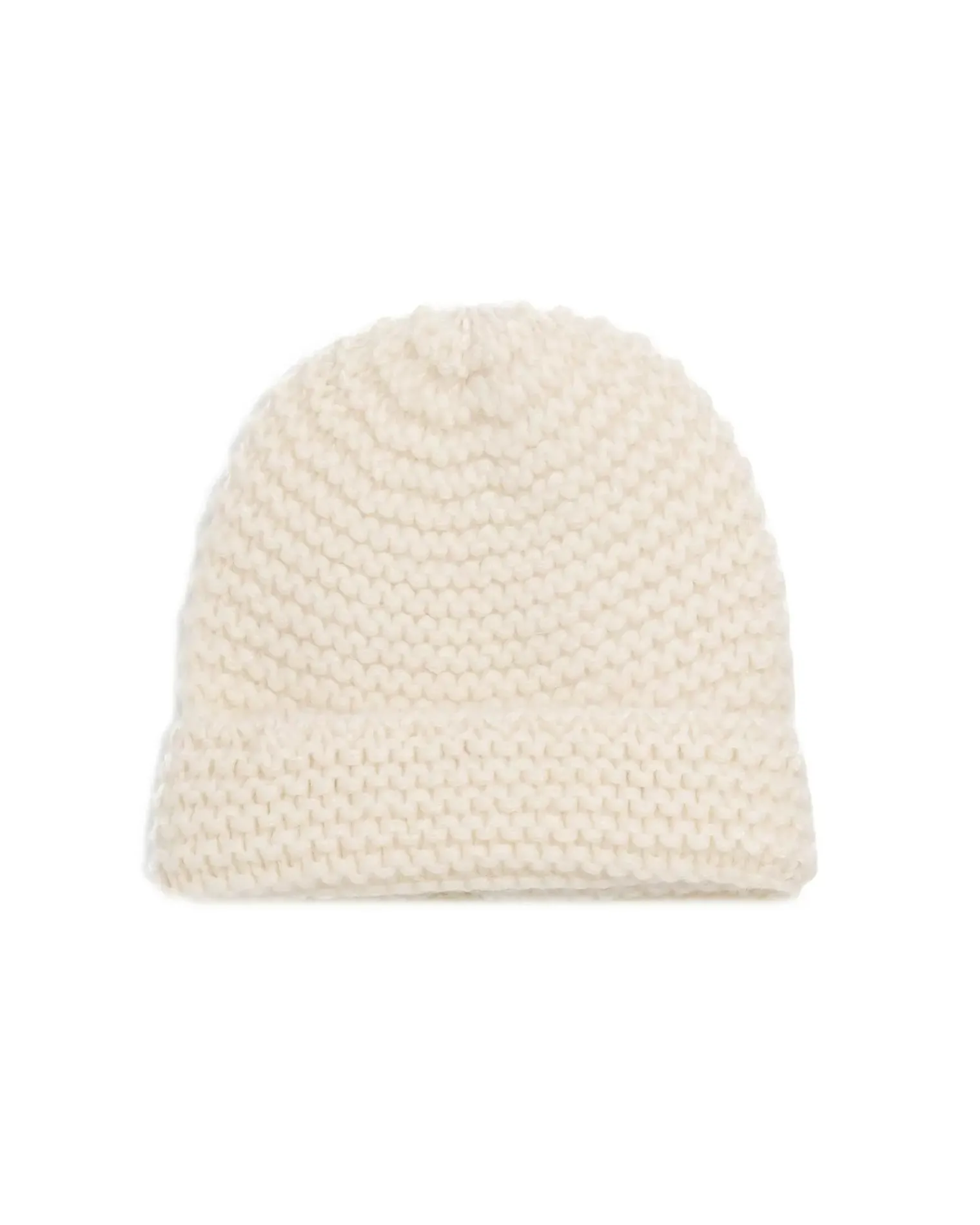 Kujten Hats & Headbands>Baby Cashmere Hat Blanc