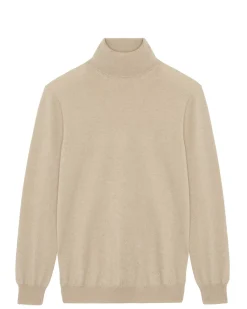 Kujten Sweaters & Sweatshirts>Basic Turtleneck Man Cashmere Sweater Organique