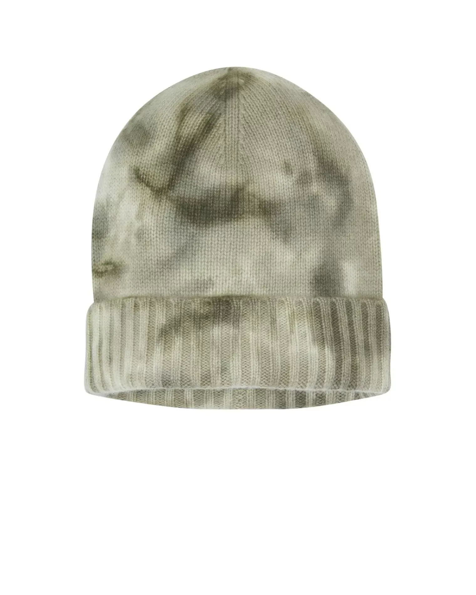 Kujten Hats & Headbands>Bleach Cashmere Beanie Kaki Fonce