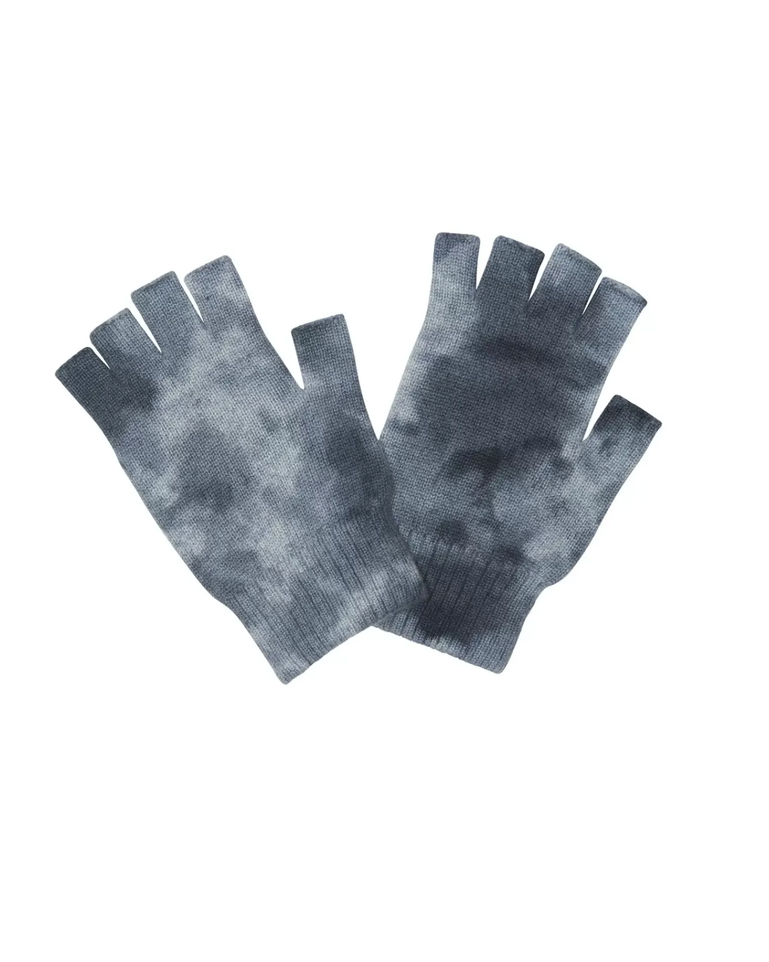 Kujten Gloves & Mittens>Bleached Short Cashmere Mittens Gris Flanelle