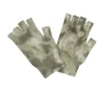 Kujten Gloves & Mittens>Bleached Short Cashmere Mittens Kaki Fonce