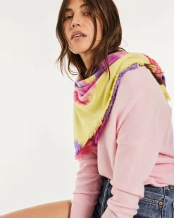 Kujten Sweaters & Sweatshirts>Boyfriend Woman V-Neck Cashmere Sweater Candy Pink