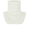 Kujten Scarves & Snoods>Cardigan Stitch Cashmere Snood, 6-Threads Blanc