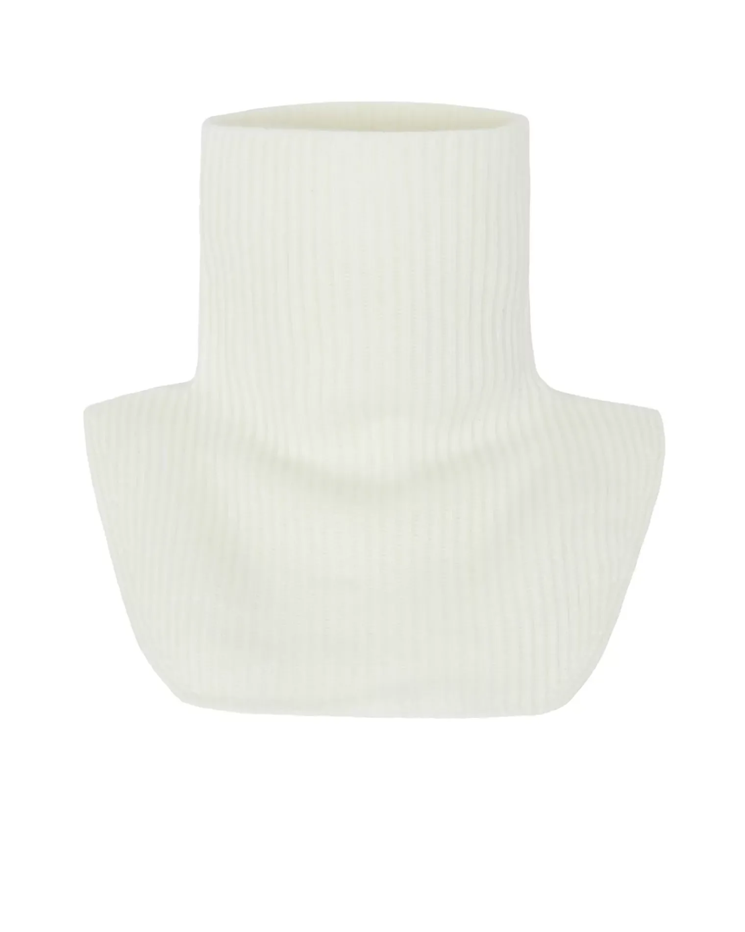 Kujten Scarves & Snoods>Cardigan Stitch Cashmere Snood, 6-Threads Blanc