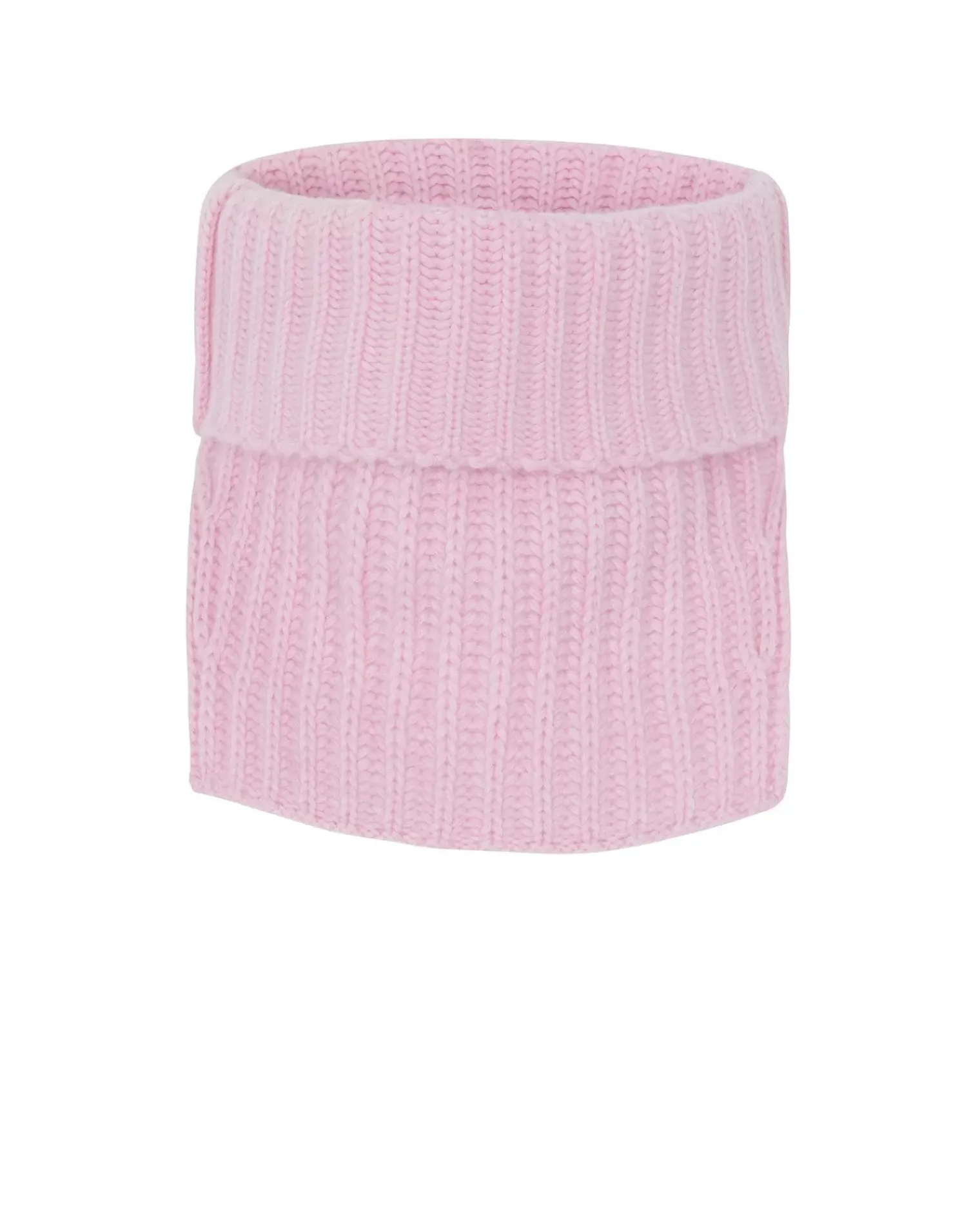 Kujten Scarves & Snoods>Cardigan Stitch Cashmere Snood, 16-Thread Candy Pink