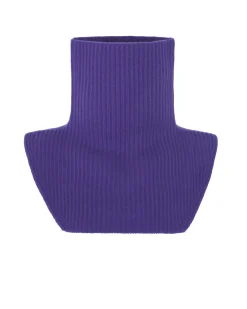 Kujten Scarves & Snoods>Cardigan Stitch Cashmere Snood, 6-Threads Deep Purple