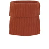 Kujten Scarves & Snoods>Cardigan Stitch Cashmere Snood, 16-Thread Orange Brule