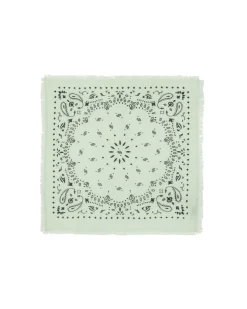 Kujten Scarves & Snoods>Cashmere Bandana Jade