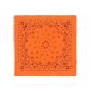 Kujten Scarves & Snoods>Cashmere Bandana Orange Fluo
