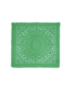 Kujten Scarves & Snoods>Cashmere Bandana Vert Gazon