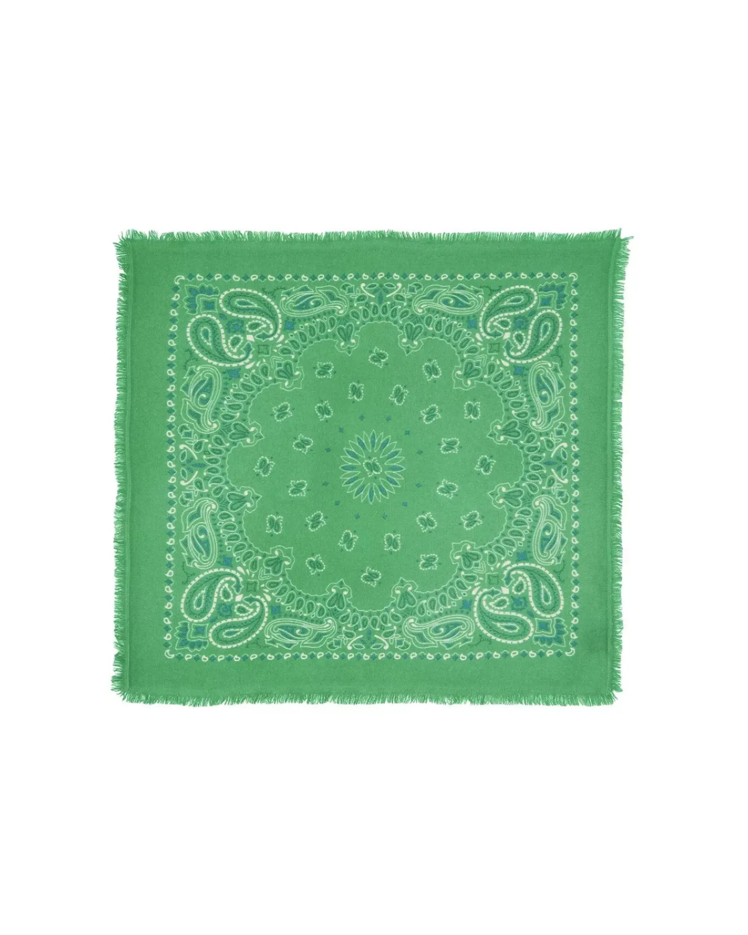 Kujten Scarves & Snoods>Cashmere Bandana Vert Gazon