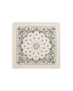 Kujten Scarves & Snoods>Cashmere Bandana, 2-Threads Blanc