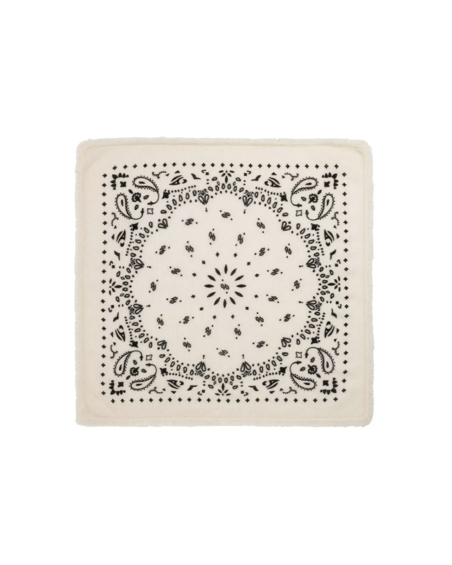 Kujten Scarves & Snoods>Cashmere Bandana, 2-Threads Blanc