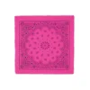 Kujten Scarves & Snoods>Cashmere Bandana, 2-Threads Rose Neon