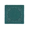 Kujten Bandanas>Cashmere Bandana With Fringes, 2-Threads Vert Foret