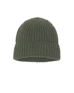Kujten Hats & Headbands>Cashmere Beanie Kaki Fonce