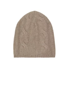 Kujten Hats & Headbands>Cashmere Beanie, 8-Threads Beige Taupe