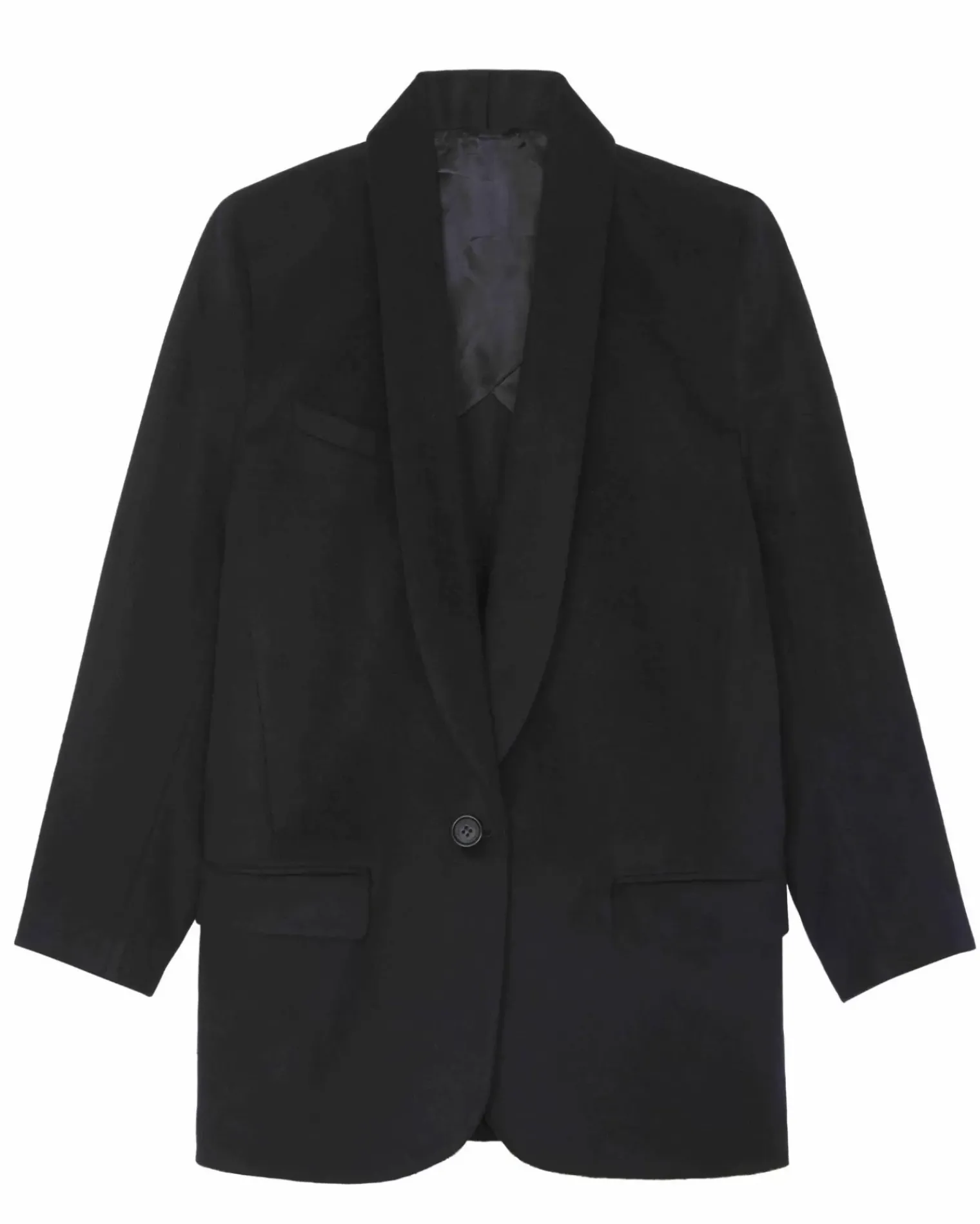 Kujten Jackets & Vests>Cashmere Blazer Noir