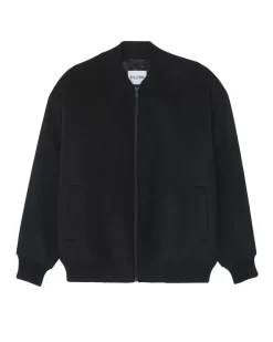 Kujten Jackets & Vests>Cashmere Bomber Jacket Noir