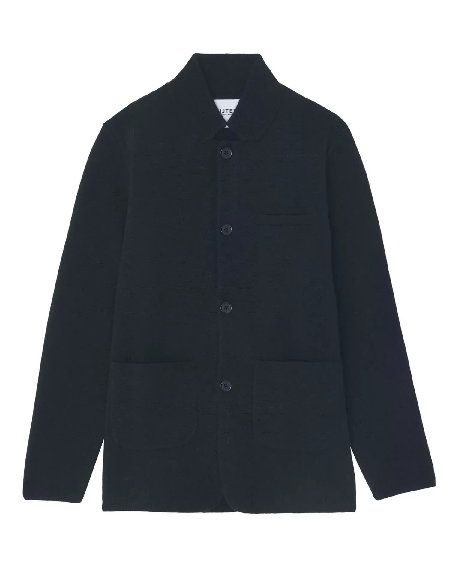 Kujten Jackets & Vests>Cashmere Button Jacket Bleu Marine Fonce