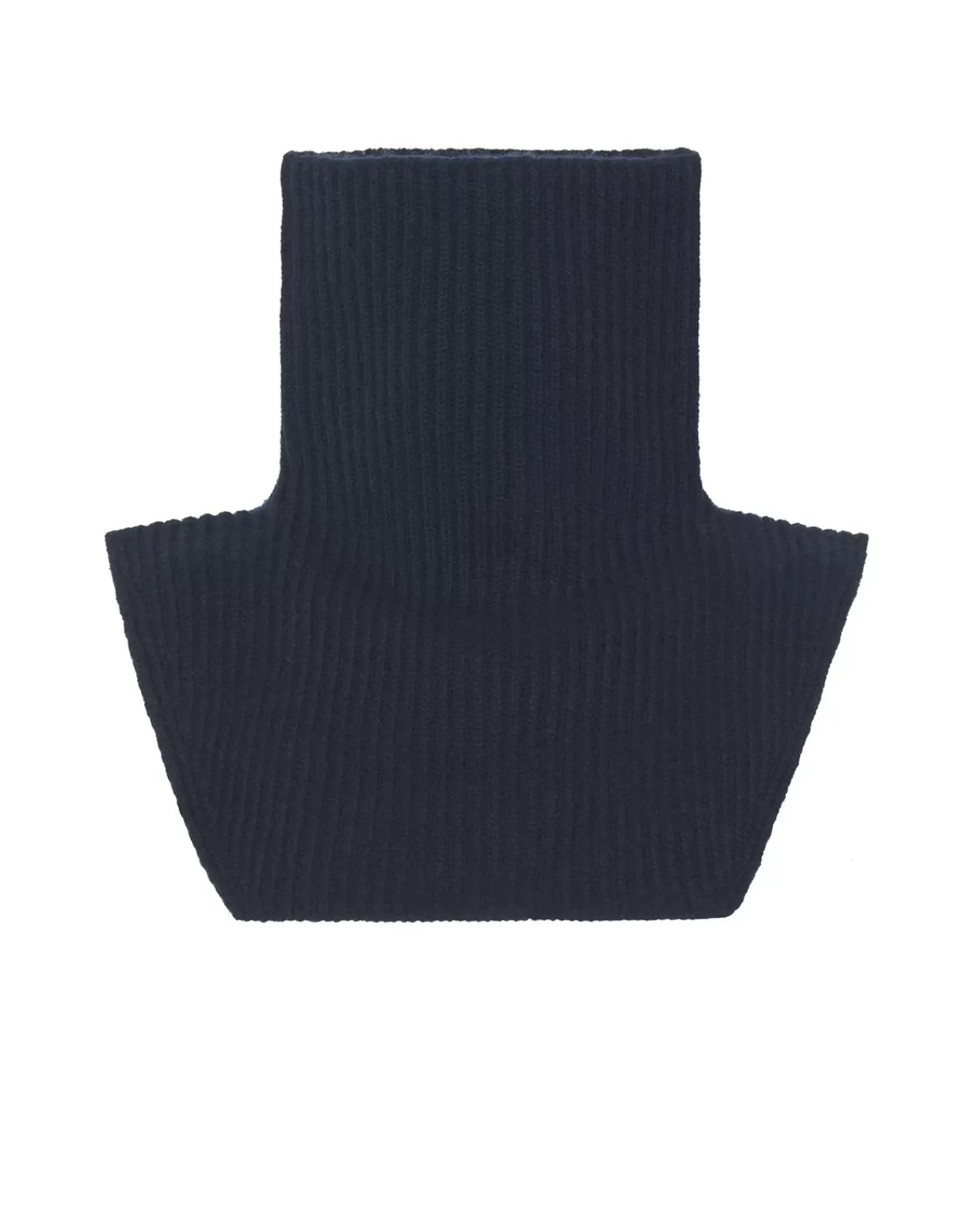 Kujten Scarves & Snoods>Cashmere Collar, 6-Threads Bleu Marine Fonce