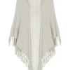 Kujten Scarves & Snoods>Cashmere Fringed Shawl Avoine