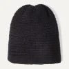 Kujten Hats & Headbands>Cashmere Hat, 12-Threads Noir