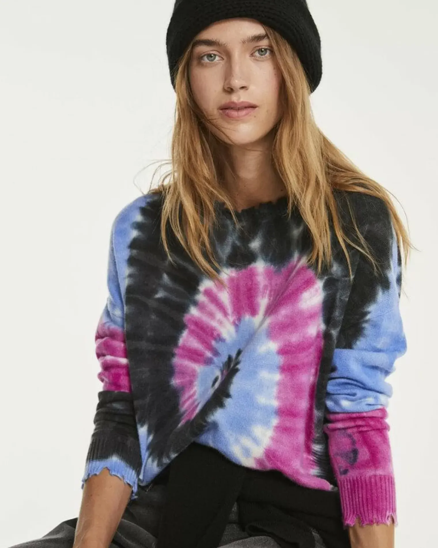 Kujten Hats & Headbands>Cashmere Hat, 12-Threads Noir