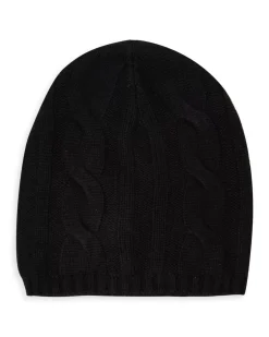 Kujten Hats & Headbands>Cashmere Hat, 8-Threads Noir