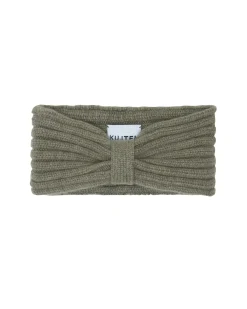 Kujten Hats & Headbands>Cashmere Headband, 10-Threads Kaki Chine