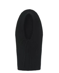 Kujten Hats & Headbands>Cashmere Hood, 8-Threads Noir