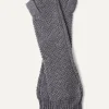 Kujten Gloves & Mittens>Cashmere Mittens Gris Flanelle