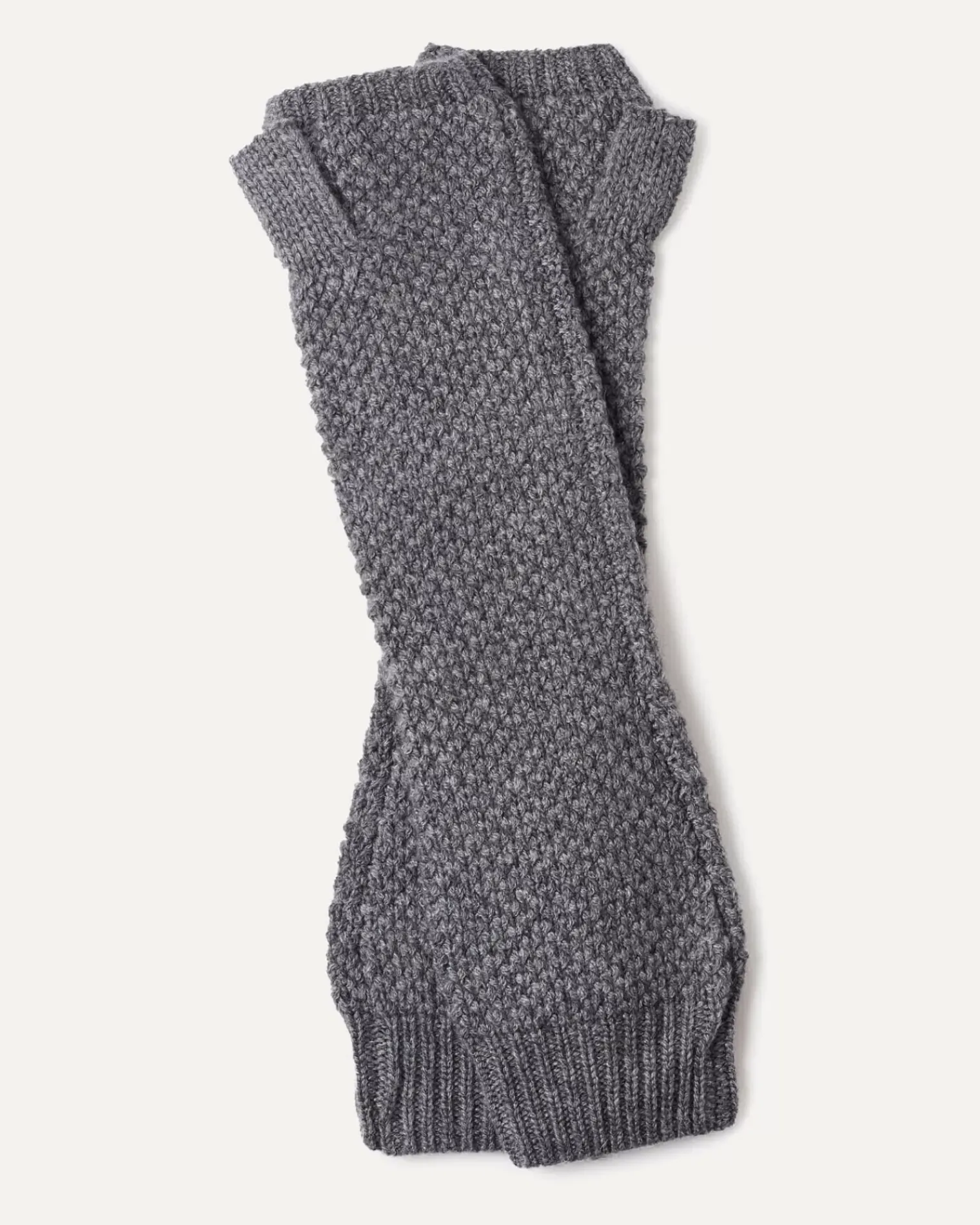 Kujten Gloves & Mittens>Cashmere Mittens Gris Flanelle
