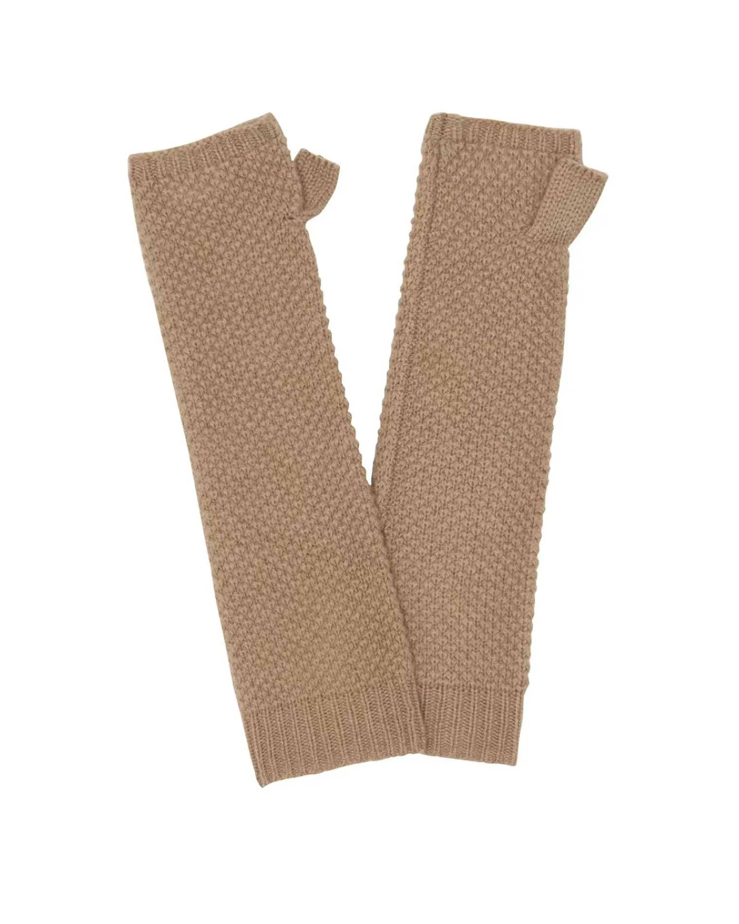 Kujten Gloves & Mittens>Cashmere Mittens Camelo
