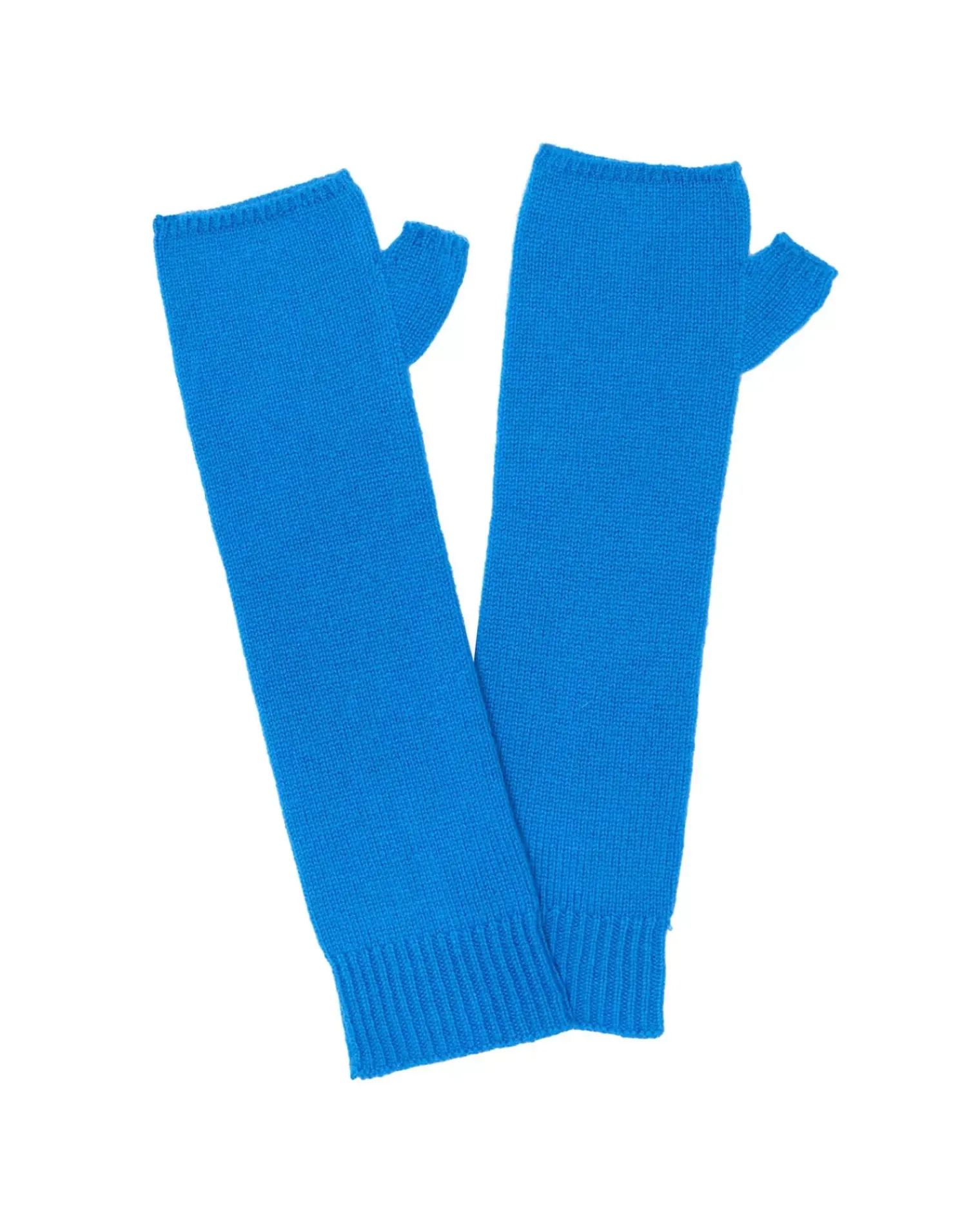 Kujten Gloves & Mittens>Cashmere Mittens Bleu Kabalos