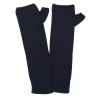 Kujten Gloves & Mittens>Cashmere Mittens Bleu Marine Fonce