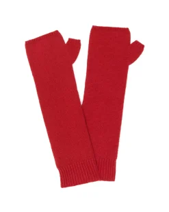 Kujten Gloves & Mittens>Cashmere Mittens Rouge