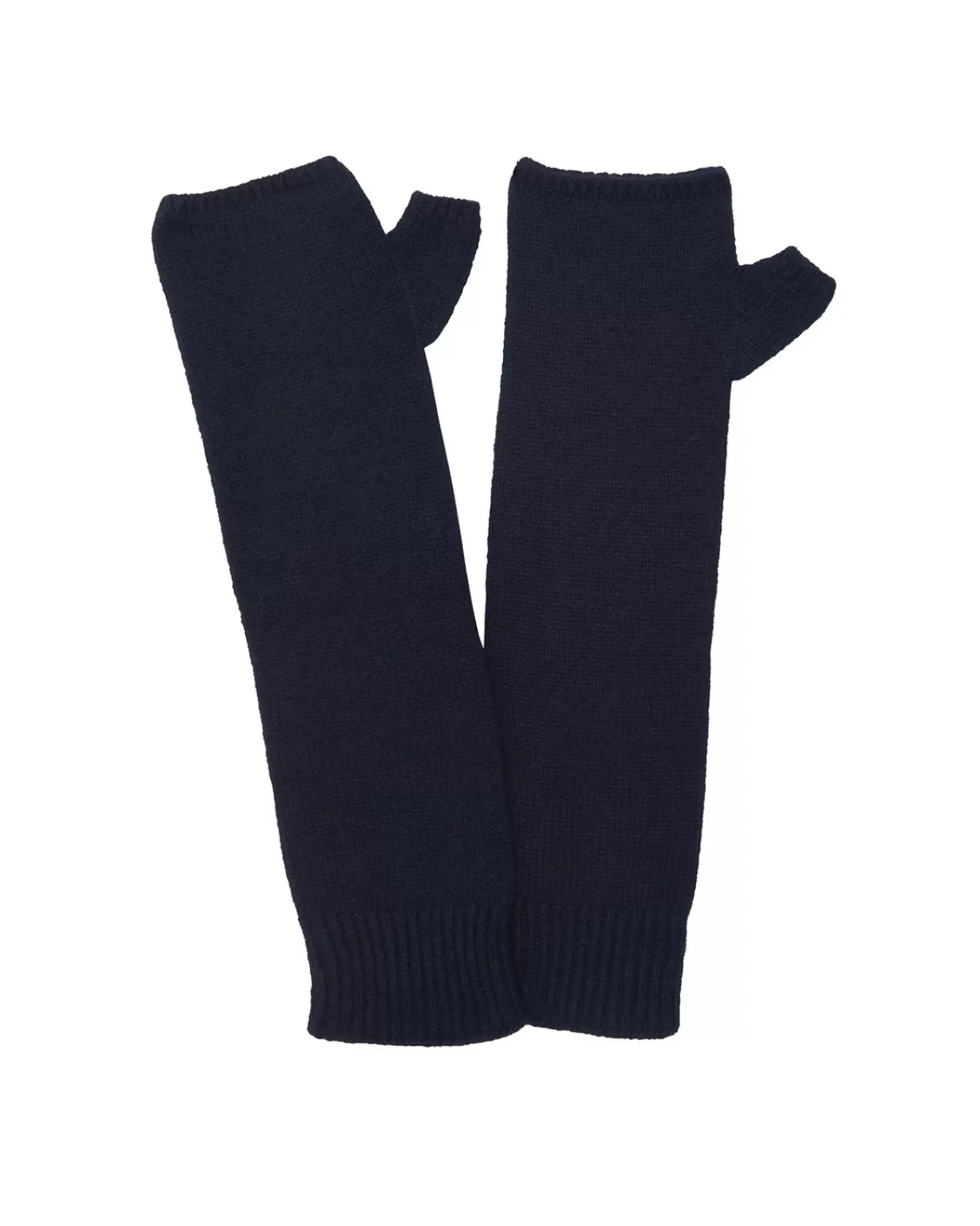 Kujten Gloves & Mittens>Cashmere Mittens, 4-Threads Noir