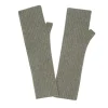 Kujten Gloves & Mittens>Cashmere Mittens, 2-Threads Kaki Chine