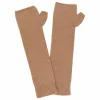 Kujten Gloves & Mittens>Cashmere Mittens, 4-Threads Camelo