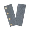 Kujten Gloves & Mittens>Cashmere Mittens With Buttons, 4-Threads Gris Flanelle