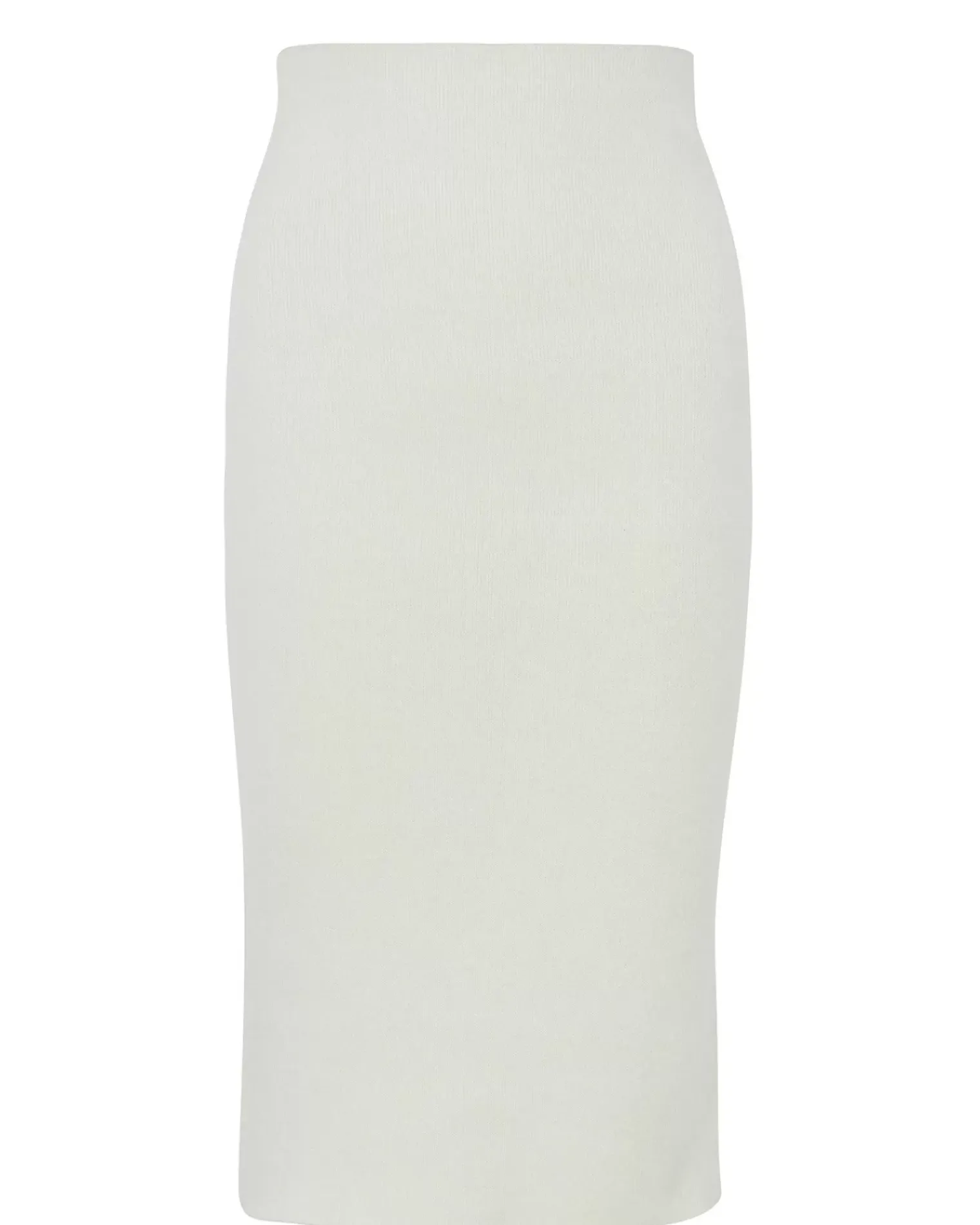 Kujten Dresses & Skirts>Cashmere Pencil Skirt, 2-Threads Blanc
