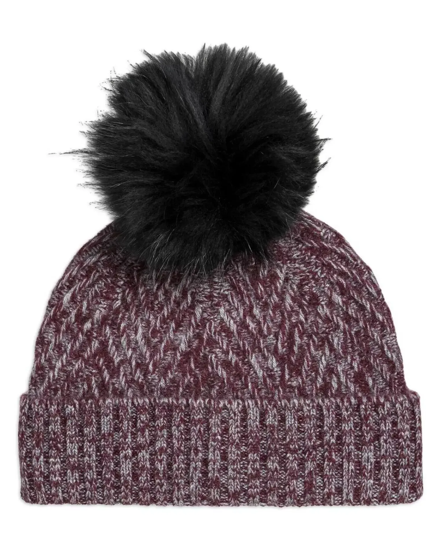 Kujten Hats & Headbands>Cashmere Pompom Hat Bordeaux