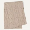 Kujten Scarves & Snoods>Cashmere Scarf Beige Chine