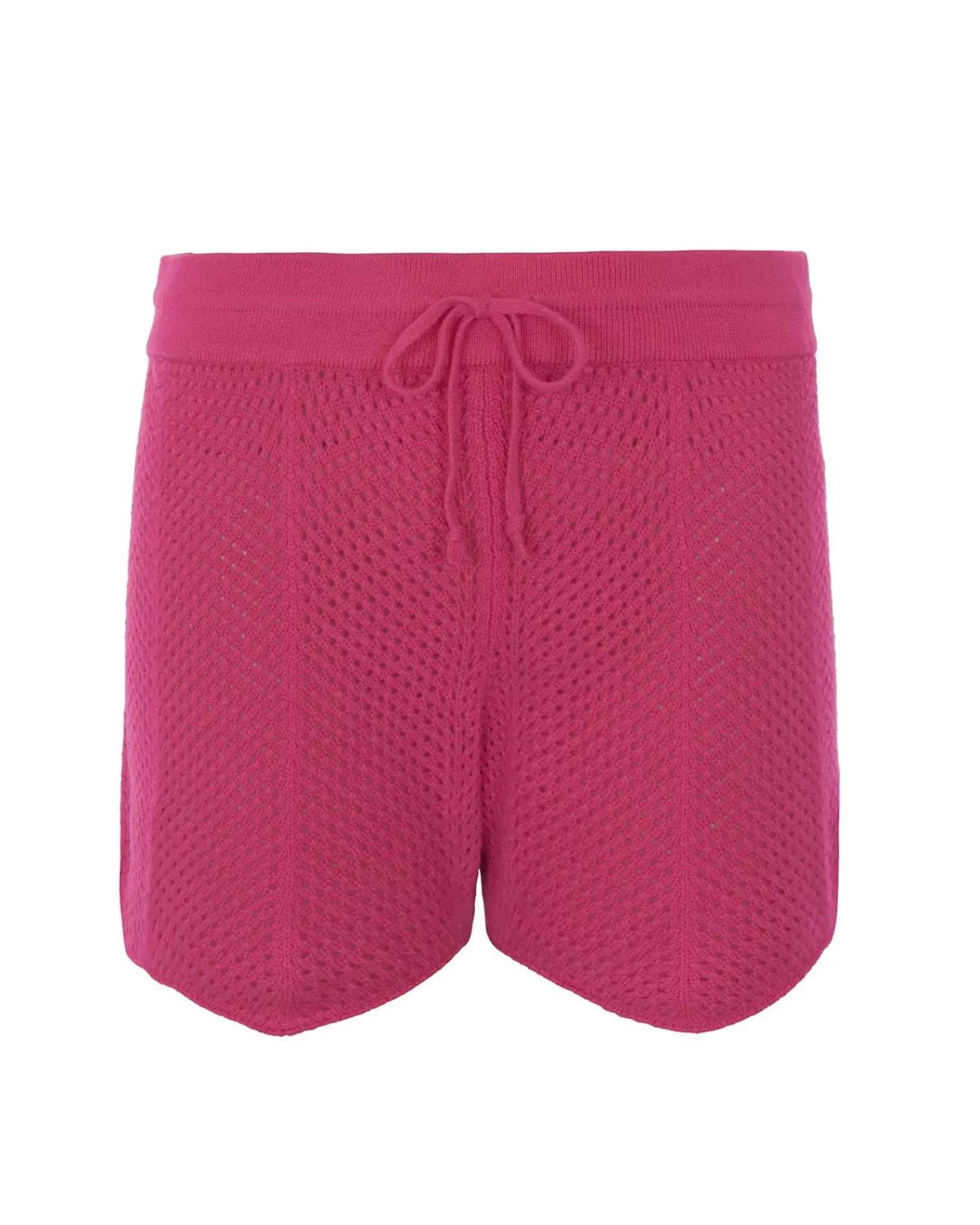 Kujten Pants & Shorts>Cashmere Shorts Rose Fushia