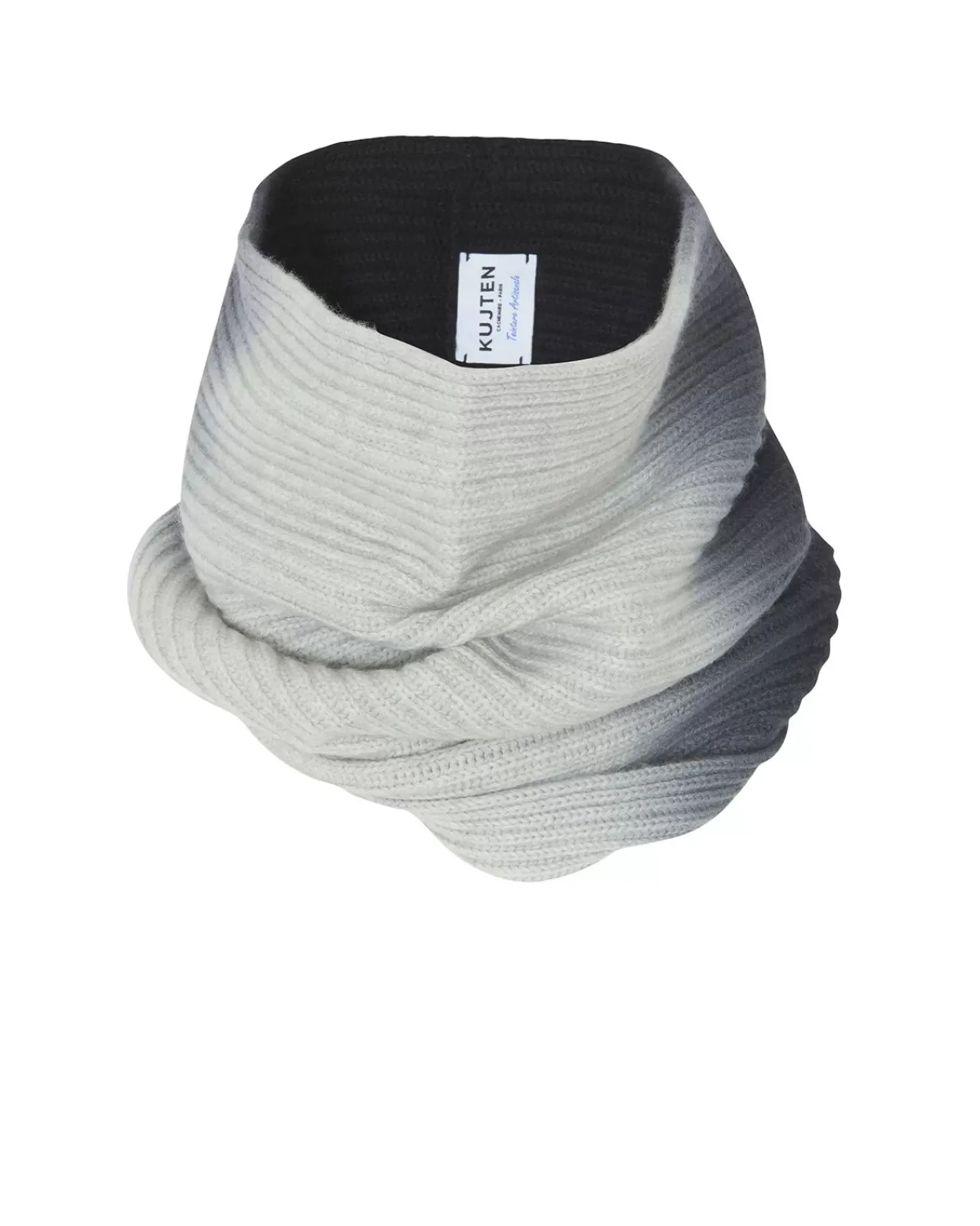 Kujten Scarves & Snoods>Cashmere Snood Gris Bouleau