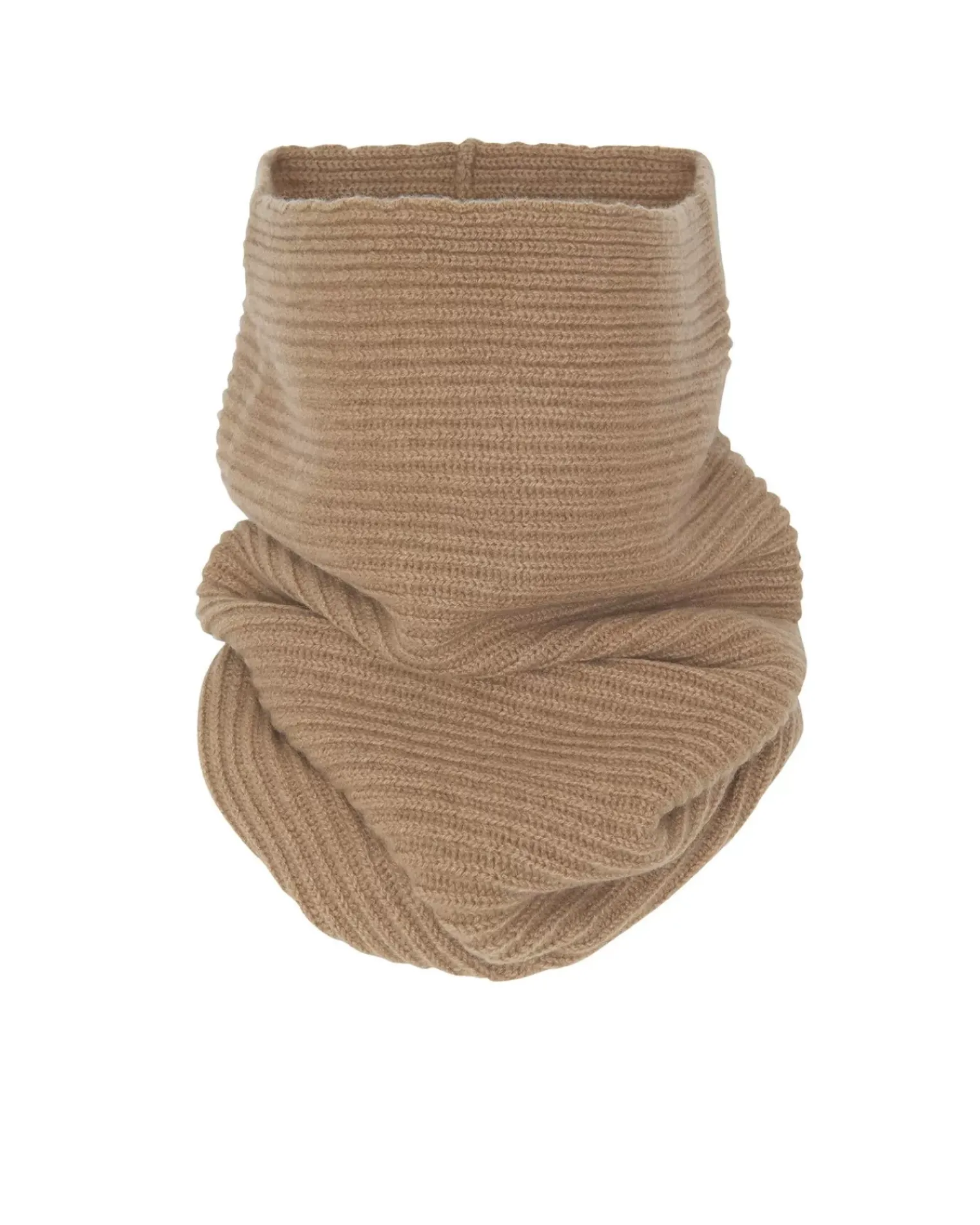 Kujten Scarves & Snoods>Cashmere Snood Camelo
