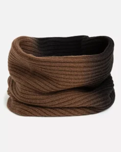 Kujten Scarves & Snoods>Cashmere Snood Marron Epice