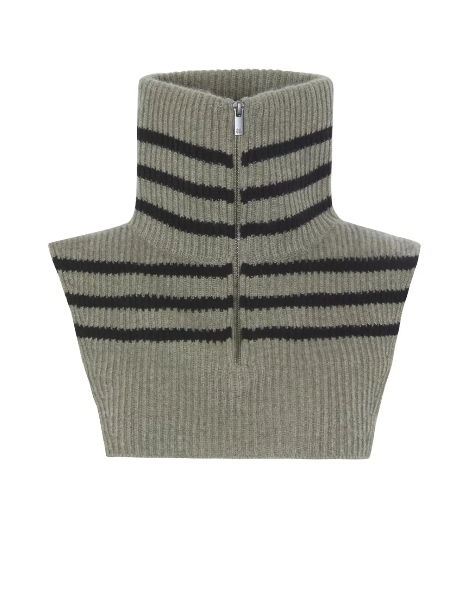 Kujten Scarves & Snoods>Cashmere Snood Kaki Chine